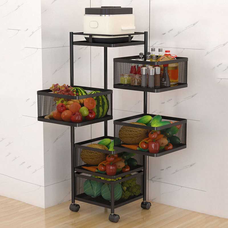 5 Layer Square Shape Kitchen Rack - Image 2